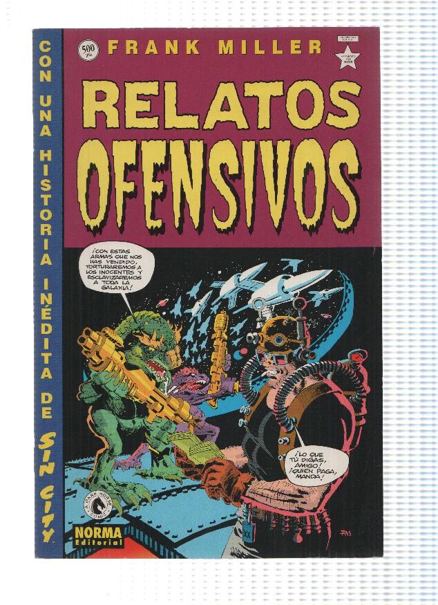 RELATOS OFENSIVOS de Frank Miller (Norma Editorial 1998)