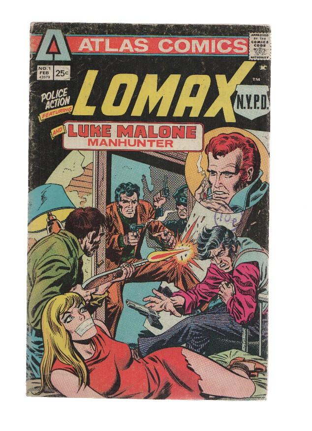 POLICE ACTION, Volume 1, Numero 01: LOMAX N.Y.P.D - Jack Younger (Atlas Comics 1975)