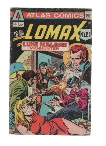 POLICE ACTION, Volume 1, Numero 01: LOMAX N.Y.P.D - Jack Younger (Atlas Comics 1975)