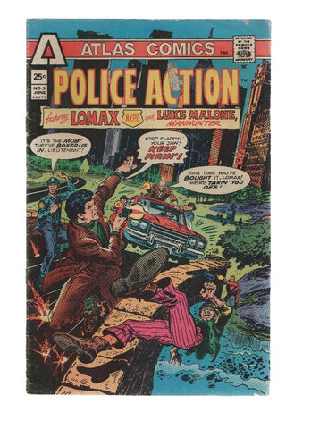 POLICE ACTION, Volume 1, Numero 03: LOMAX N.Y.P.D - Gary Friedrich (Atlas Comics 1975)