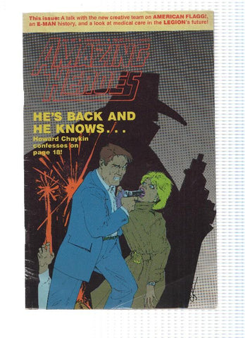 Revista: AMAZING HEROES, Volumen 1: Numero 88 (Fantagraphic Books 1986)