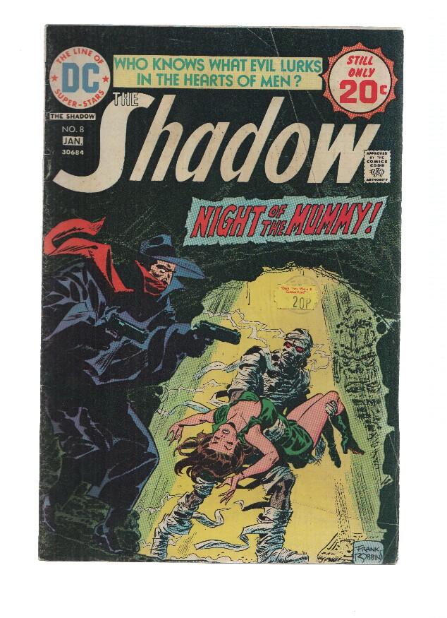 THE SHADOW, Volume 1, Numero 08: The Night of the Mummy! (DC 1974)