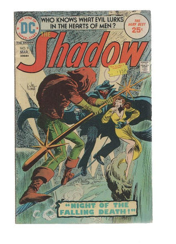 THE SHADOW, Volume 1, Numero 09: The Night of the Falling Death! (DC 1975)