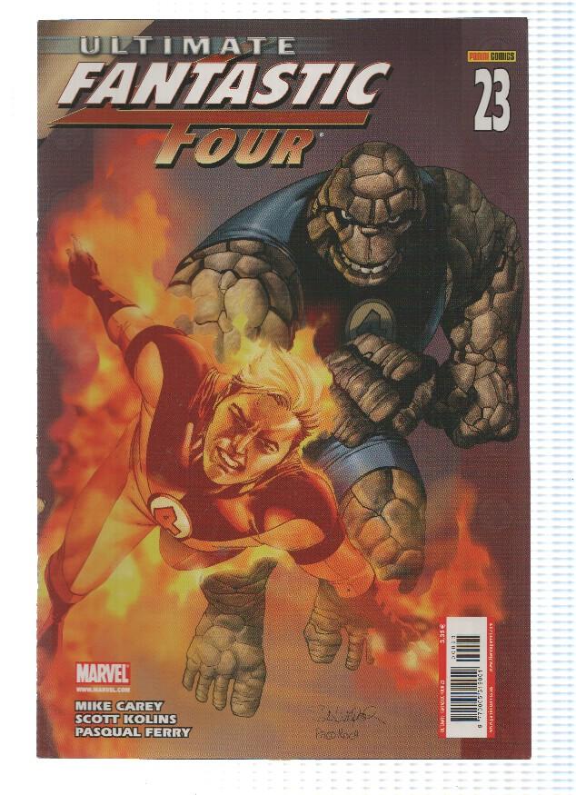 ULTIMATE FANTASTIC FOUR, Numero 23: Diablos 3 y Estela Plateada 1 - Mike Carey (Panini 2007)
