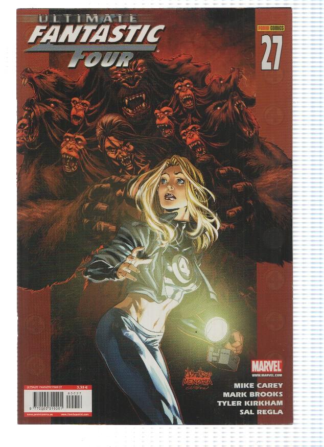 ULTIMATE FANTASTIC FOUR, Numero 27: Fantasmas 3 y La Saga de Thanos 1 - Mike Carey (Panini 2008)