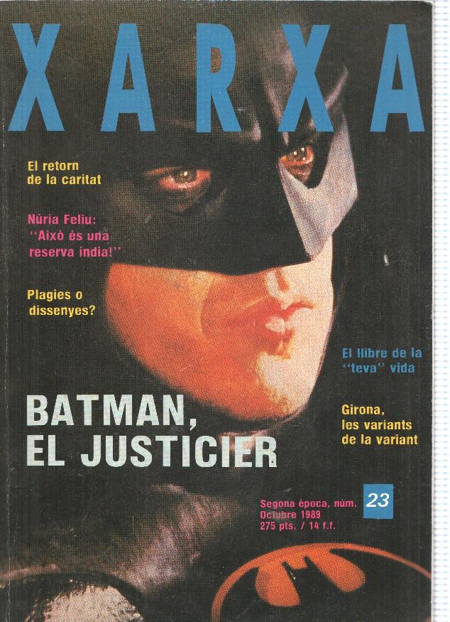 Xarxa segona epoca numero 23, octubre 1989: Batman el justicier ( 5 paginas )