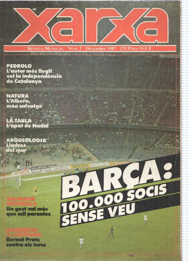 Xarxa segona epoca numero 03, diciembre 1987