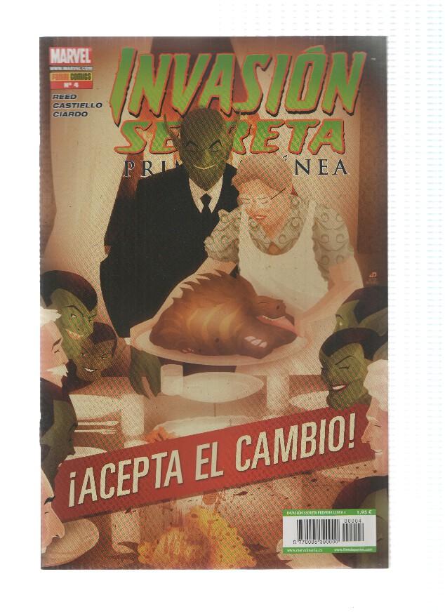 INVASION SECRETA: Volumen 1, Numero 04: La Caida de Manhattan (Panini 2009)