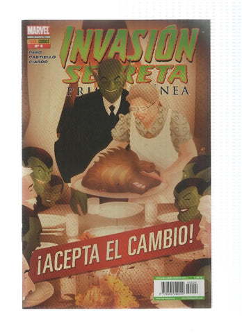 INVASION SECRETA: Volumen 1, Numero 04: La Caida de Manhattan (Panini 2009)
