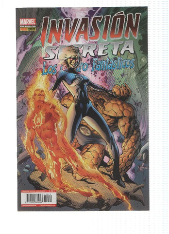 INVASION SECRETA/4 FANTASTICOS: Volumen 1, Numero 01: Nadie Regresa Vivo del 1 al 3 (Panini 2009)