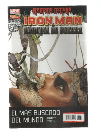 IRON MAN & Maquina de Guerra: Numero 22: El Mas Buscado del Mundo 3 (Panini 2008)
