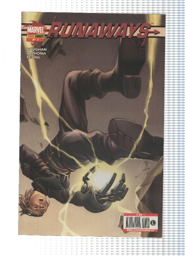 RUNAWAYS, Volumen 1, Numero 07: Los Buenos Mueren Jovenes 1 y 2 (Panini 2005)