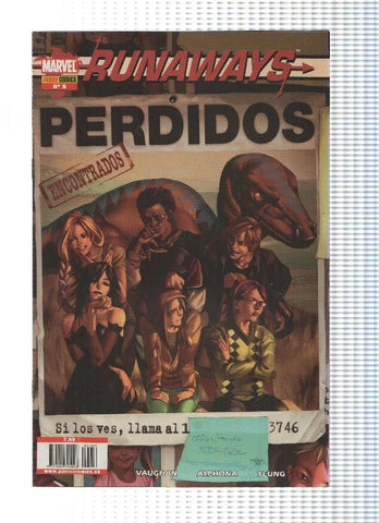 RUNAWAYS, Volumen 1, Numero 09: Los Buenos Mueren Jovenes Conclusion, Dieciocho (Panini 2006)