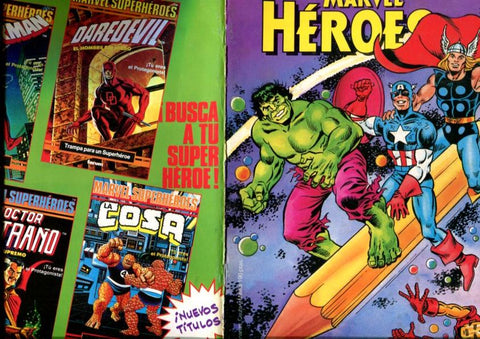 Marvel Books: Supercoloreable numero 4:  Marvel Heroes