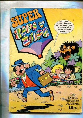 Super Zipi y Zape numero 009: poster central de la Alegre Pandilla