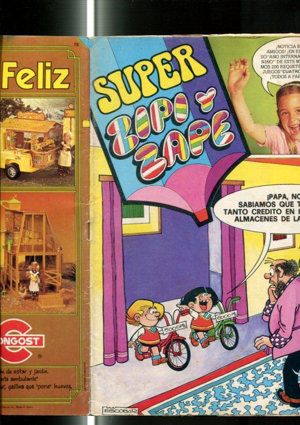 Super Zipi y Zape numero 078 (numerado 3 en trasera)