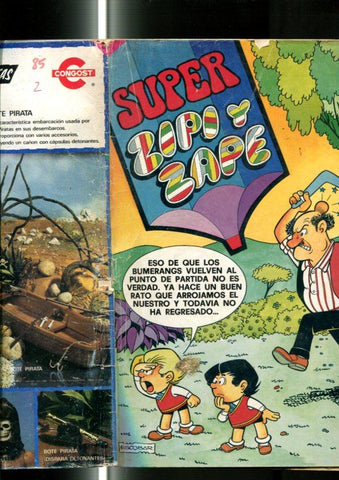 Super Zipi y Zape numero 085 (numerado 2 en la trasera)