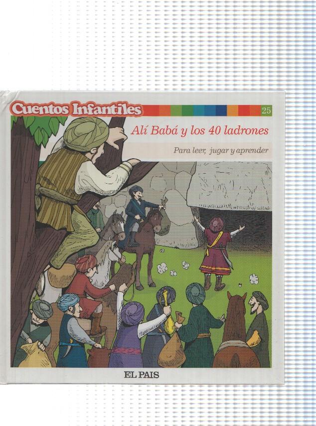 Cuentos infantiles El Pais numero 25: Ali Baba y los 40 ladrones ( Paginas de actividades resueltas )