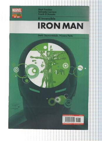 EL INVENCIBLE IRON MAN, Volumen 1, Numero 32: Stark Desmantelado 1 y 2 (Panini 2010)