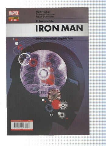 EL INVENCIBLE IRON MAN, Volumen 1, Numero 33: Stark Desmantelado 2 (Panini 2010)