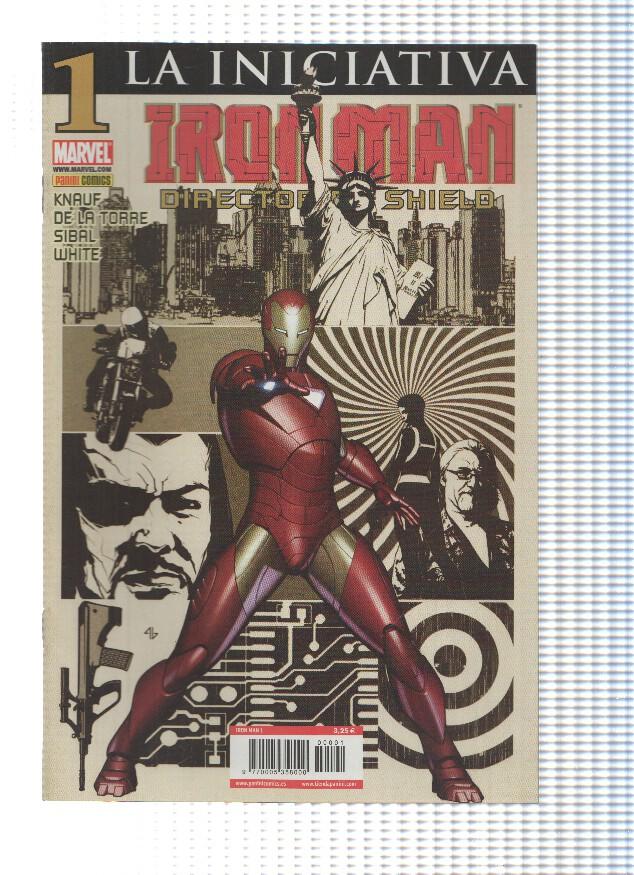 IRON MAN: DIRECTOR DE SHIELD, Volumen 1, Numero 01: Director de Shield (Panini 2008)