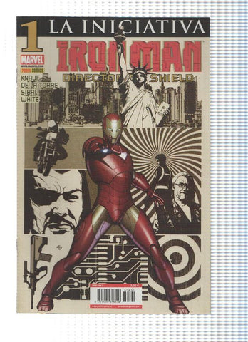 IRON MAN: DIRECTOR DE SHIELD, Volumen 1, Numero 01: Director de Shield (Panini 2008)