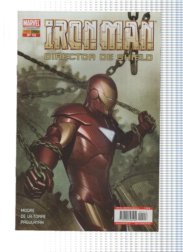 IRON MAN: DIRECTOR DE SHIELD, Volumen 1, Numero 13: Con Manos de Hierro 1 (Panini 2008)
