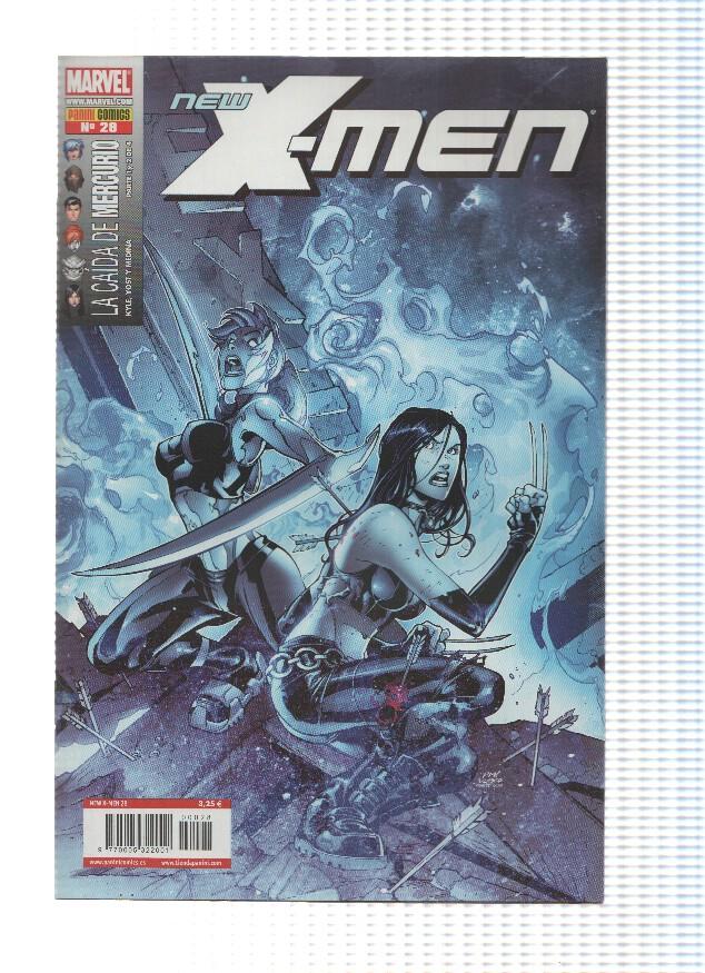 NEW X-MEN: ACADEMIA-X, Volumen 01, Numero 28: La Caida de Mercurio 1 y 2 (Panini 2007)