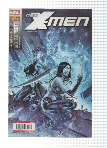 NEW X-MEN: ACADEMIA-X, Volumen 01, Numero 28: La Caida de Mercurio 1 y 2 (Panini 2007)