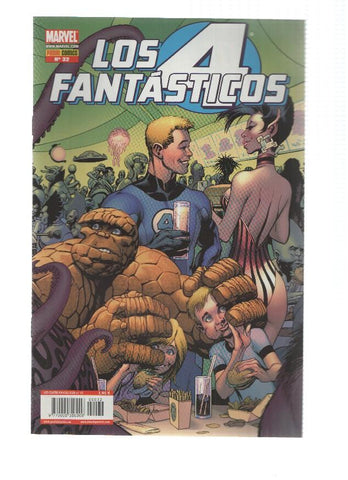 LOS 4 FANTASTICOS, Volumen 7, Numero 32: Aventuras en Neomundo (Panini 2010)