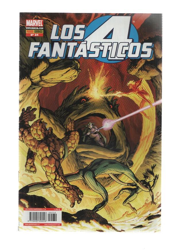 LOS 4 FANTASTICOS, Volumen 7, Numero 34: Elementos Primarios 1 (Panini 2010)