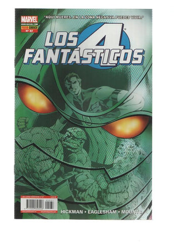 LOS 4 FANTASTICOS, Volumen 7, Numero 37: Elementos Primarios 4 (Panini 2011)