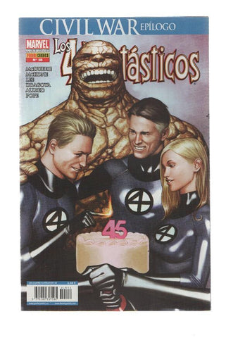 LOS 4 FANTASTICOS, Volumen 1, Numero 18: Vamos Suzie, Menudo Aniversario (Panini 2007)