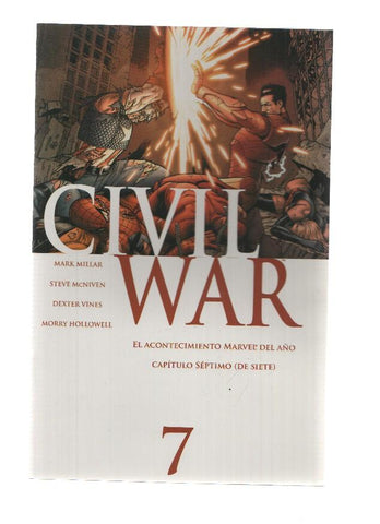 CIVIL WAR, Volumen 1, Numero 07 Edicion Especial: Civil War (Panini 2007)