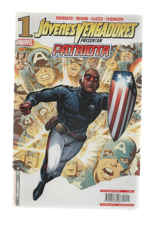 JOVENES VENGADORES PRESENTAN, Numero 01: PATRIOTA (Panini 2008)
