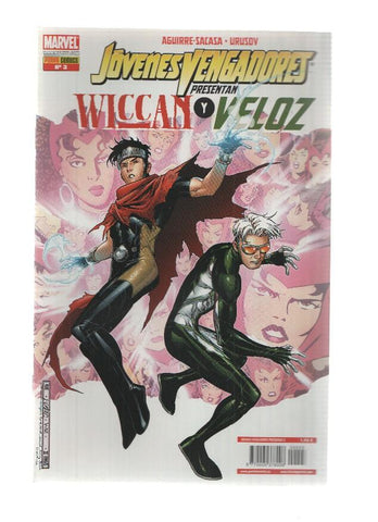JOVENES VENGADORES PRESENTAN, Numero 03: WICCAN Y VELOZ (Panini 2008)