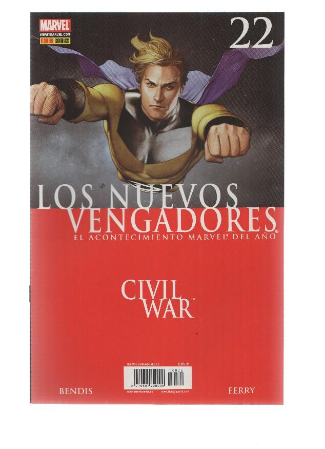 LOS NUEVOS VENGADORES, Volumen 01, Numero 22: Desnudos 4 (Panini 2007)