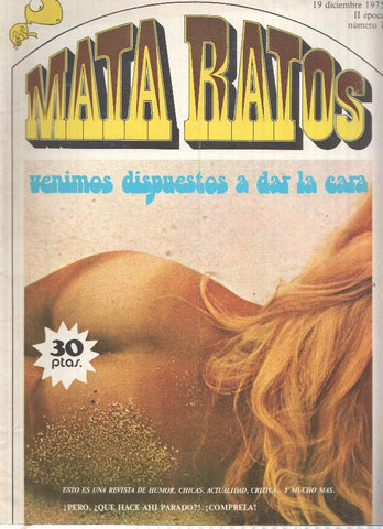 Revista: MATA RATOS, II Epoca: Numero 01 (19 Diciembre 1975)