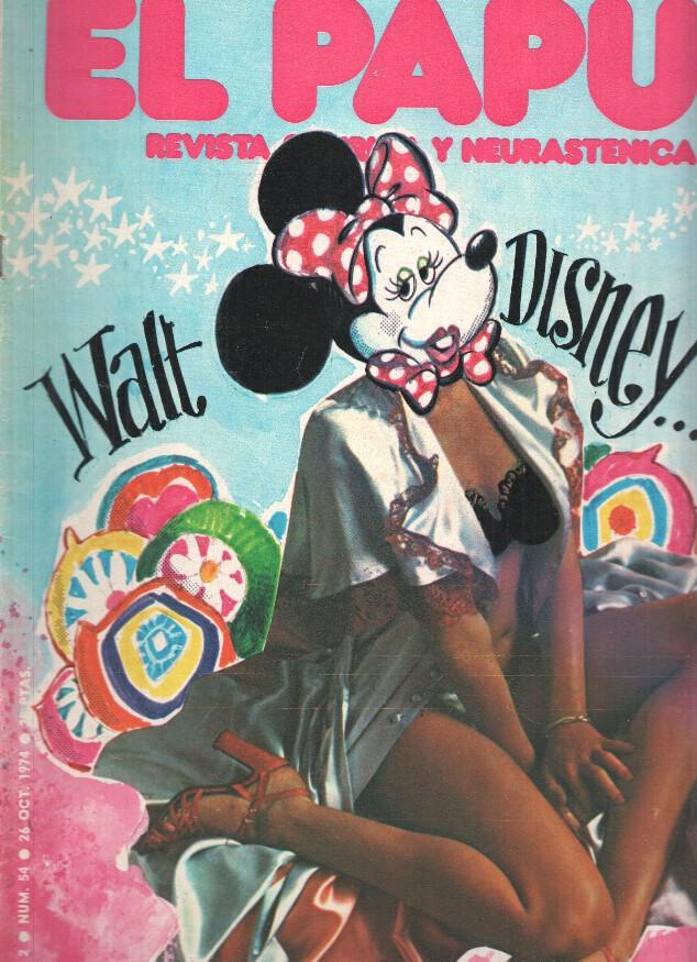 Revista: EL PAPUS, Año II, Numero 54: Walt Disney, un mundo de Fantasia (26 Octubre 1974)