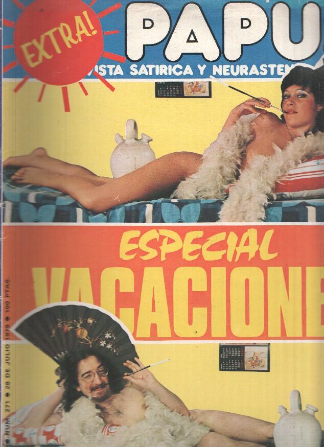 Revista: EL PAPUS, Año VII, Numero 271: ESPECIAL Vacaciones (28 Julio 1979)
