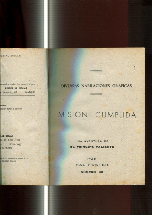 serie Sepia: El Principe Valiente numero 30: Mision cumplida