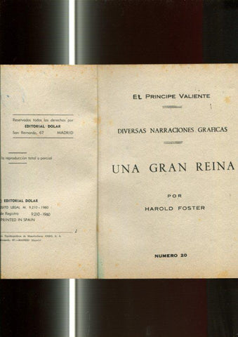 serie Sepia: El Principe Valiente numero 20: Una gran reina
