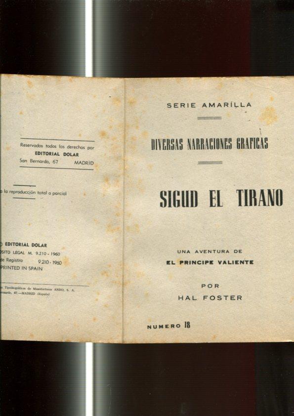 serie Sepia: El Principe Valiente numero 18: Sigud el tirano