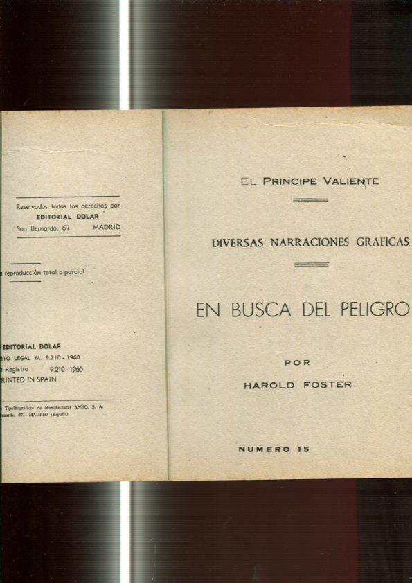serie Sepia: El Principe Valiente numero 15: En busca del peligro