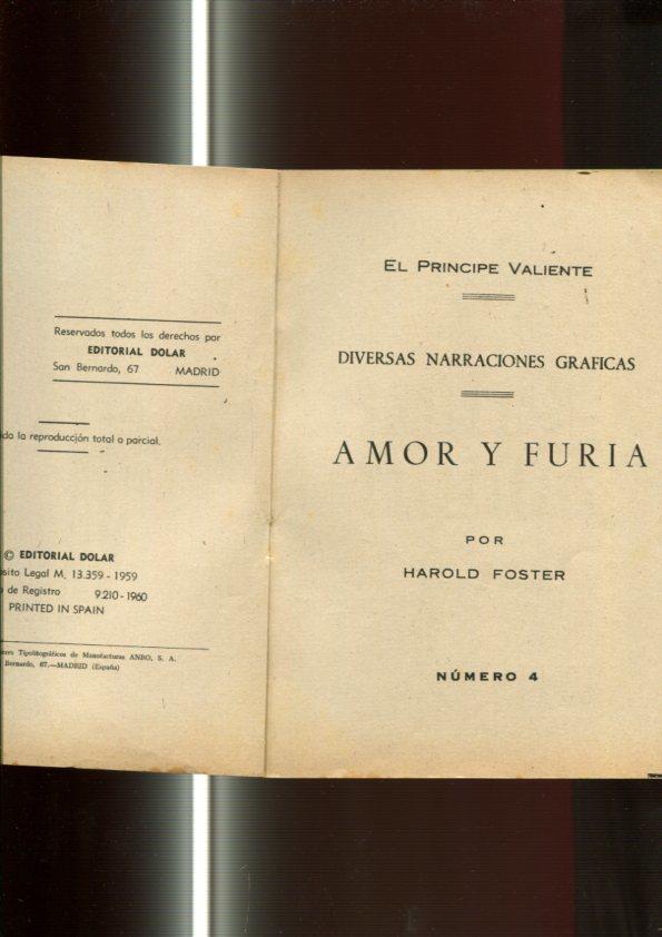 serie Sepia: El Principe Valiente numero 04: Amor y furia