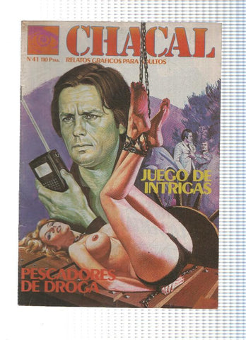 CHACAL, Numero 41: Juego de Intrigas / Pescadores de Droga (Zinco 1983)