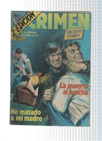 CRIMEN, Numero 45: La Muerte al Acecho / He Matado a mi Madre (Zinco 1981)