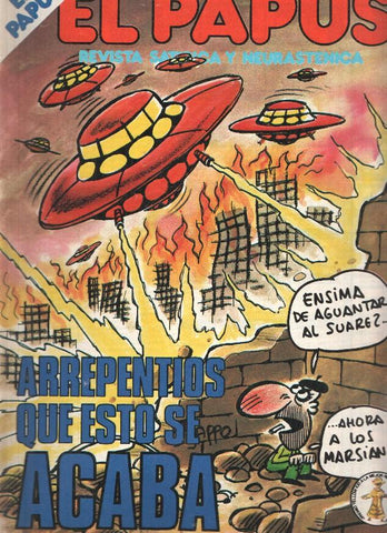 Revista: EL PAPUS, Año IX,  Numero 348: Arrepentios que esto se acaba (17 Enero 1981)