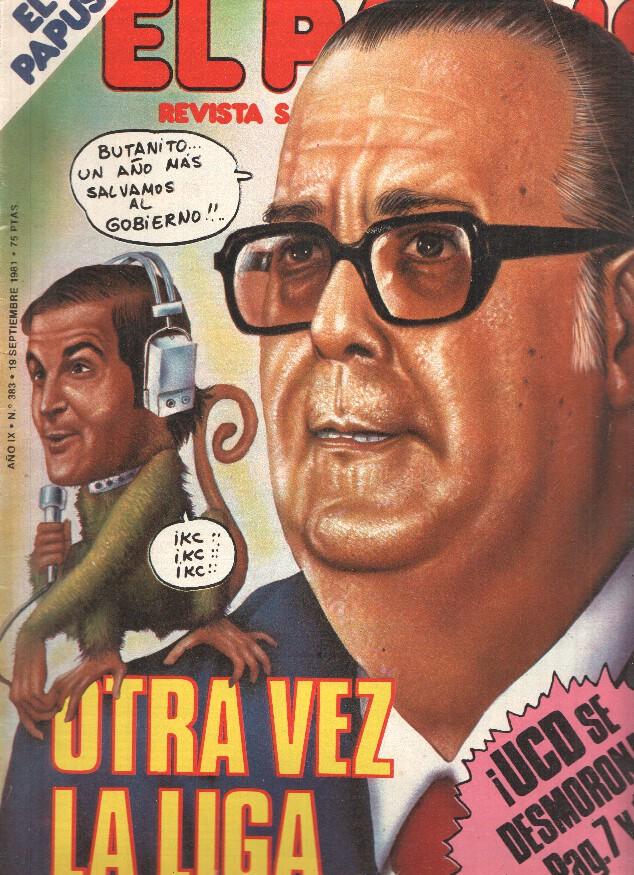 Revista: EL PAPUS, Año IX,  Numero 383: Otra Vez La Liga (19 Septiembre 1981)