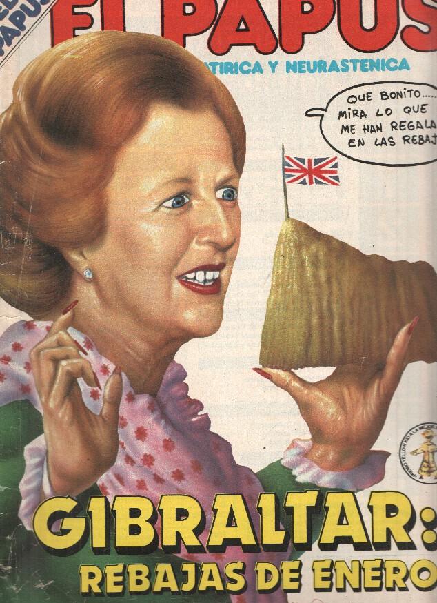 Revista: EL PAPUS, Año X,  Numero 402: Gibraltar, Rebajas de Enero (25 Enero 1982)